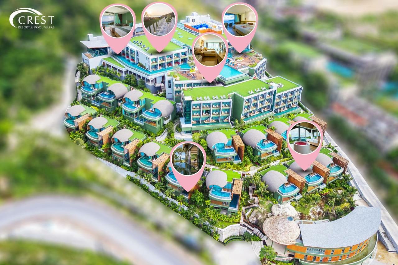 Crest Resort&Pool Villas Patong Esterno foto The Crest